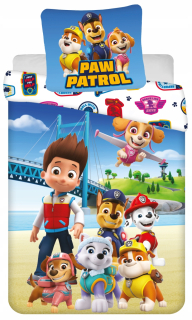 160x200 obliečky PAW PAW patrol tower raider SKY